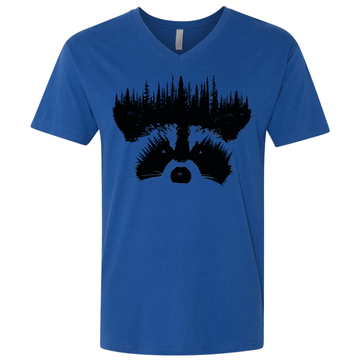 T-Shirts Royal / X-Small Raccoon Eyes Men's Premium V-Neck
