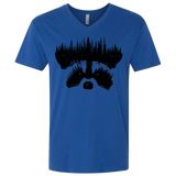 T-Shirts Royal / X-Small Raccoon Eyes Men's Premium V-Neck
