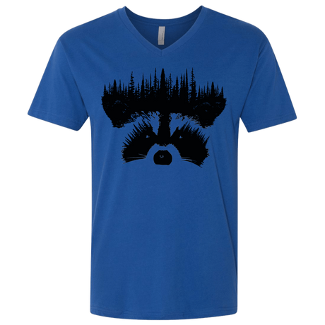 T-Shirts Royal / X-Small Raccoon Eyes Men's Premium V-Neck