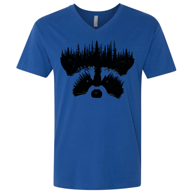 T-Shirts Royal / X-Small Raccoon Eyes Men's Premium V-Neck