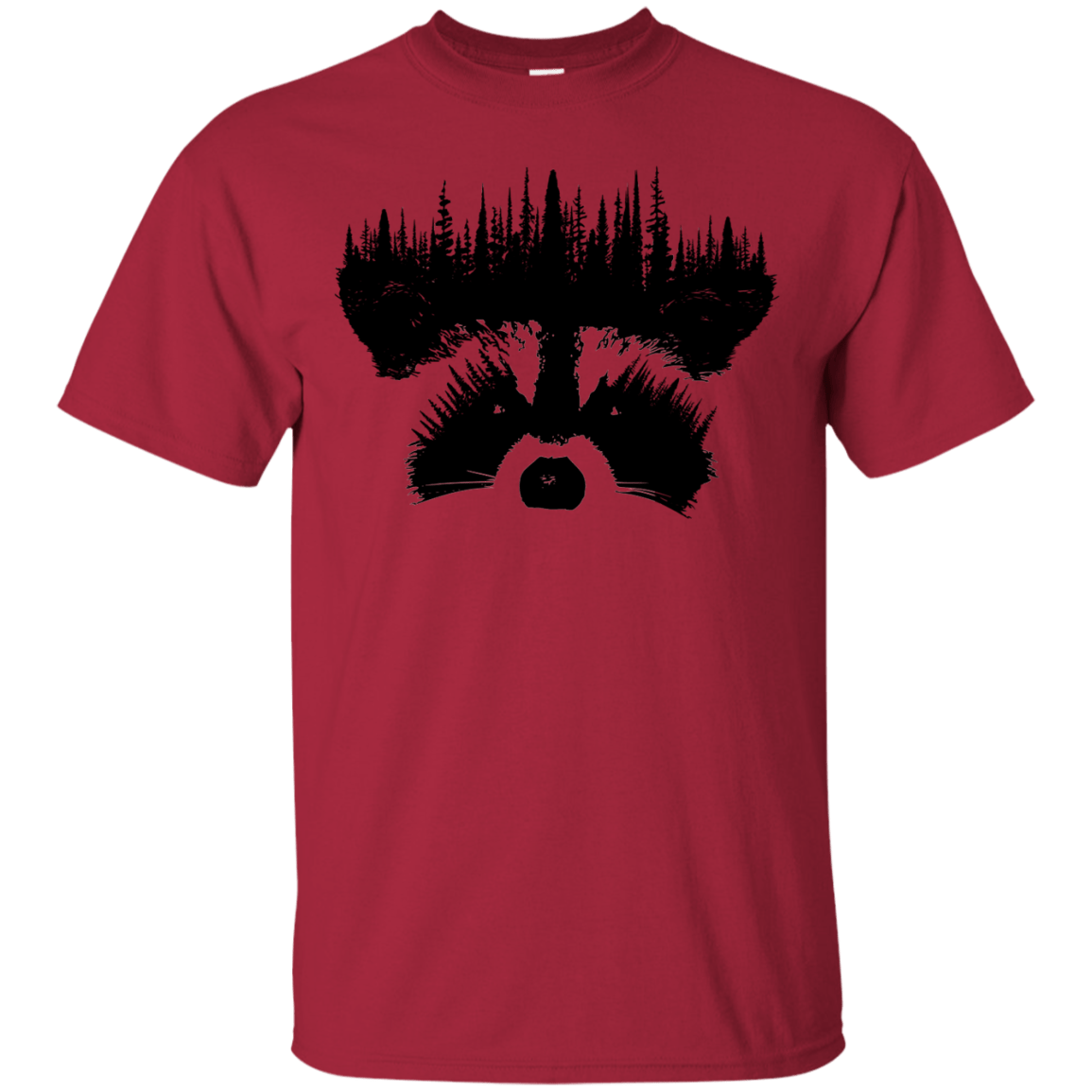 T-Shirts Cardinal / S Raccoon Eyes T-Shirt