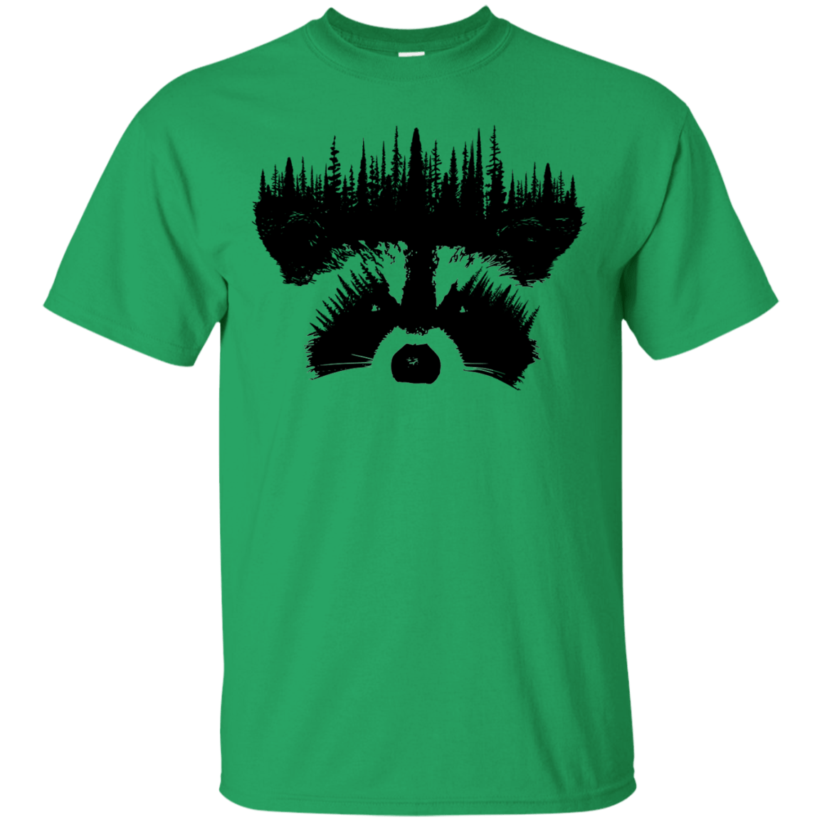 T-Shirts Irish Green / S Raccoon Eyes T-Shirt