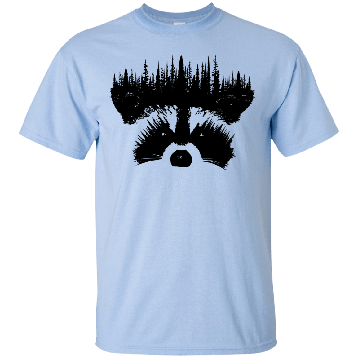 T-Shirts Light Blue / S Raccoon Eyes T-Shirt