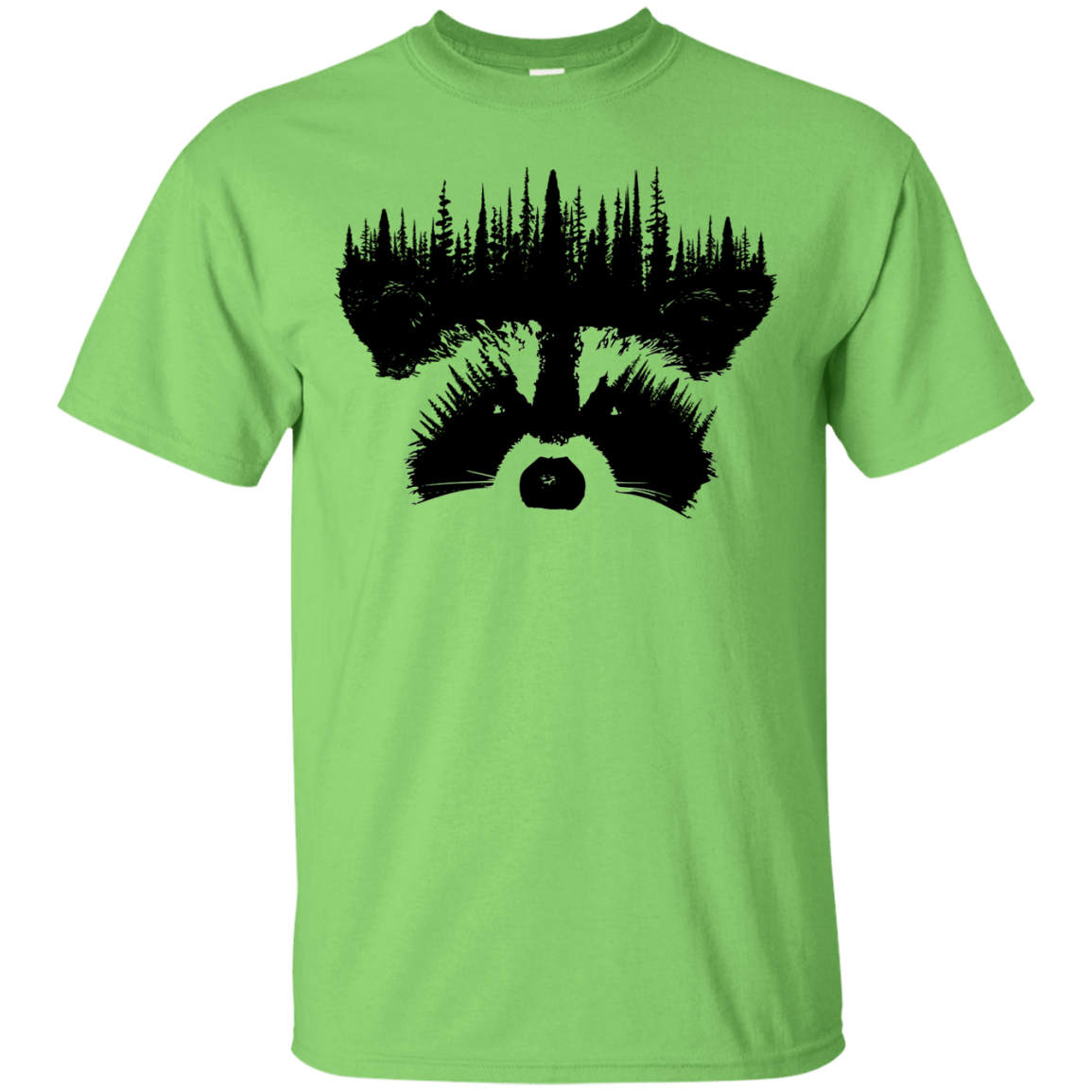 T-Shirts Lime / S Raccoon Eyes T-Shirt