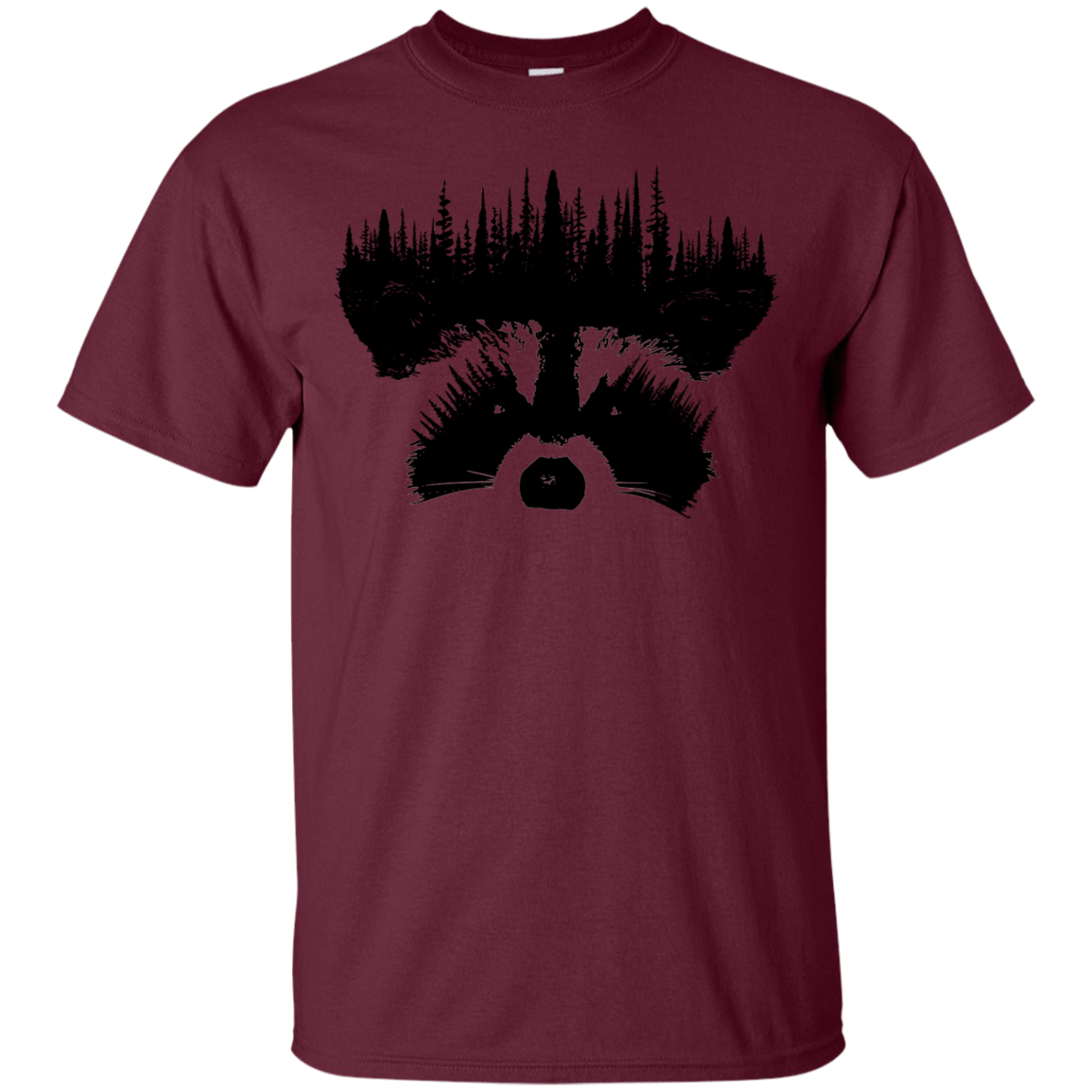 T-Shirts Maroon / S Raccoon Eyes T-Shirt