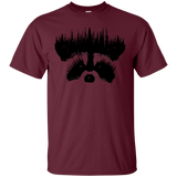 T-Shirts Maroon / S Raccoon Eyes T-Shirt