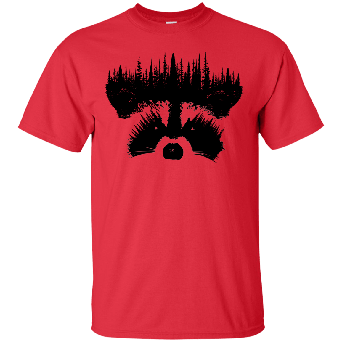 T-Shirts Red / S Raccoon Eyes T-Shirt