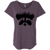 Raccoon Eyes Triblend Dolman Sleeve