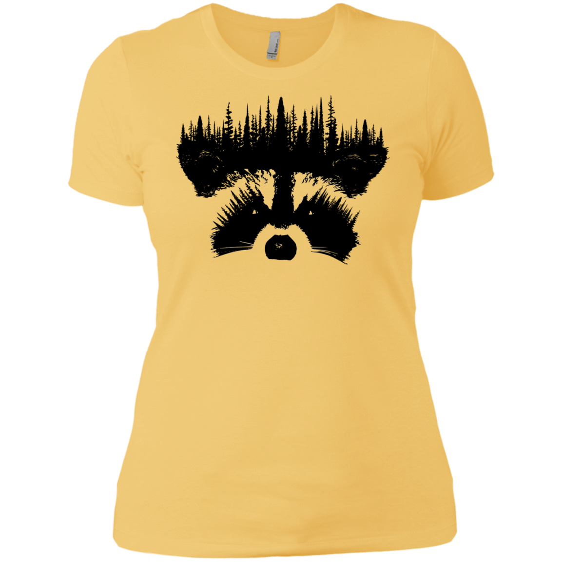 T-Shirts Banana Cream/ / X-Small Raccoon Eyes Women's Premium T-Shirt