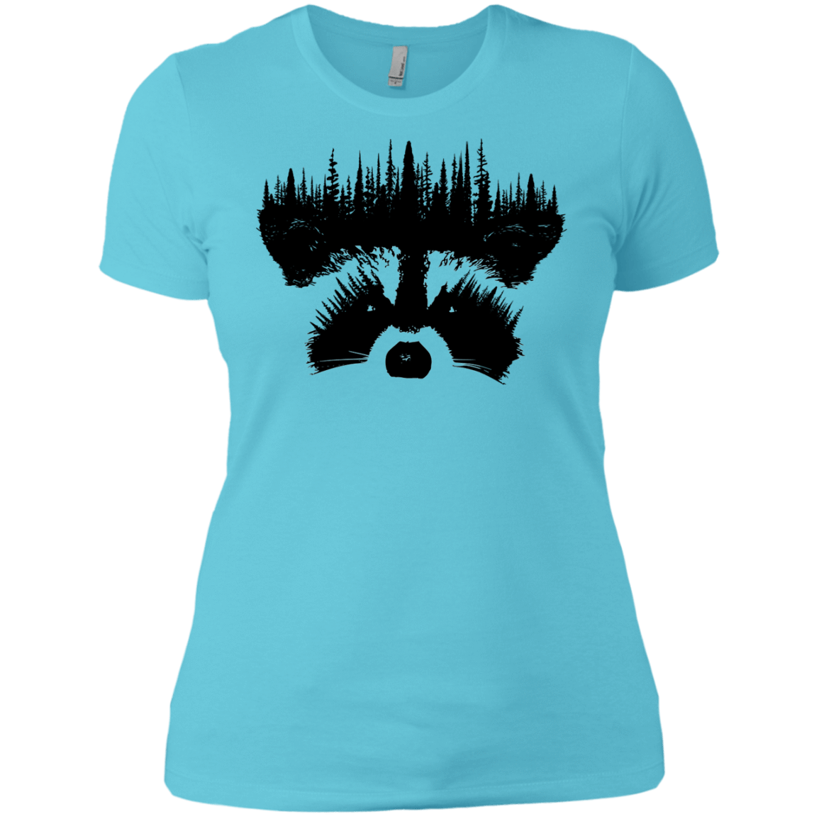 T-Shirts Cancun / X-Small Raccoon Eyes Women's Premium T-Shirt