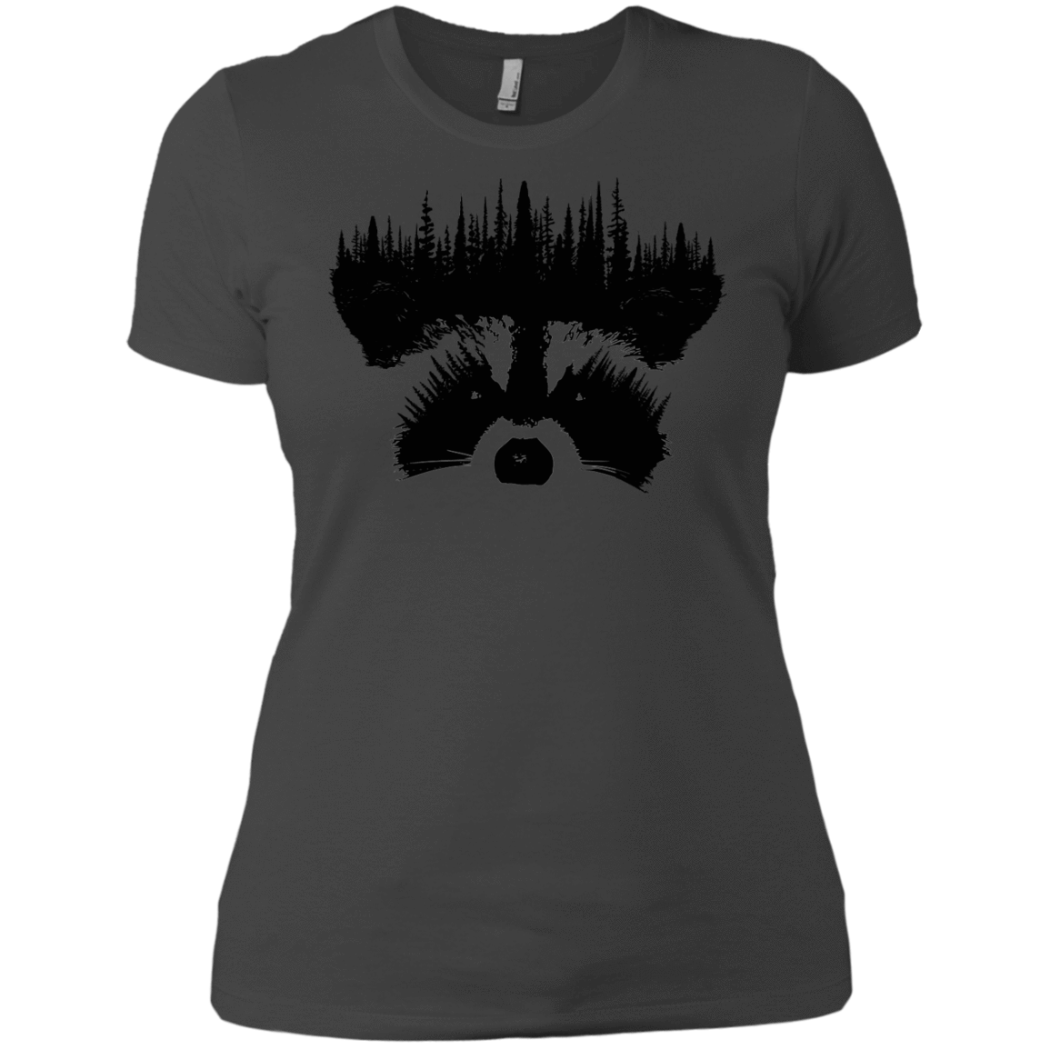 T-Shirts Heavy Metal / X-Small Raccoon Eyes Women's Premium T-Shirt