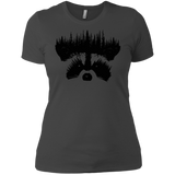 T-Shirts Heavy Metal / X-Small Raccoon Eyes Women's Premium T-Shirt