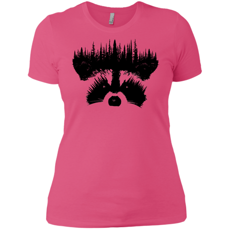 T-Shirts Hot Pink / X-Small Raccoon Eyes Women's Premium T-Shirt