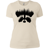 T-Shirts Ivory/ / X-Small Raccoon Eyes Women's Premium T-Shirt