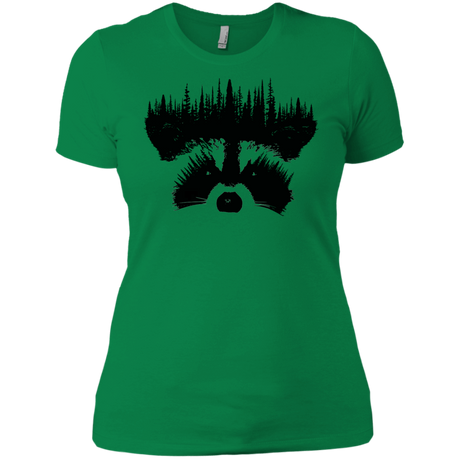 T-Shirts Kelly Green / X-Small Raccoon Eyes Women's Premium T-Shirt