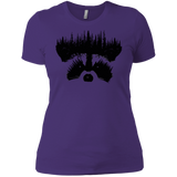 T-Shirts Purple Rush/ / X-Small Raccoon Eyes Women's Premium T-Shirt