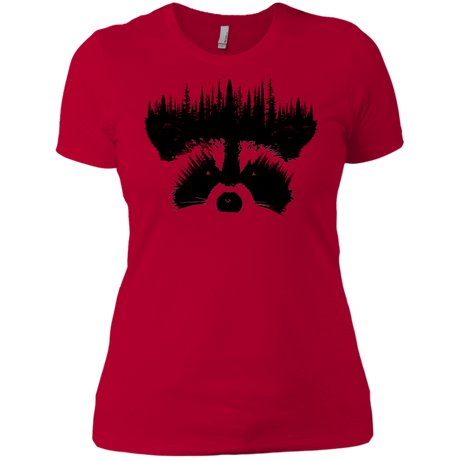 T-Shirts Red / X-Small Raccoon Eyes Women's Premium T-Shirt