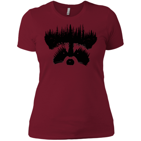 T-Shirts Scarlet / X-Small Raccoon Eyes Women's Premium T-Shirt
