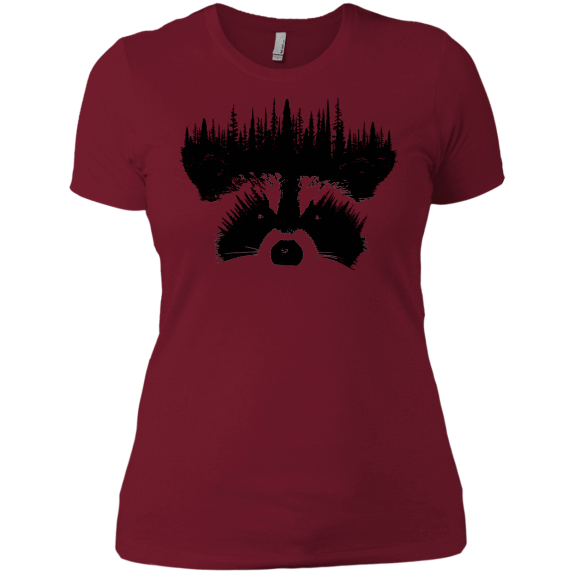 T-Shirts Scarlet / X-Small Raccoon Eyes Women's Premium T-Shirt