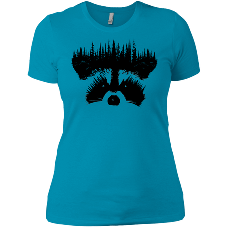 T-Shirts Turquoise / X-Small Raccoon Eyes Women's Premium T-Shirt