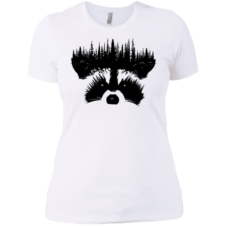 T-Shirts White / X-Small Raccoon Eyes Women's Premium T-Shirt