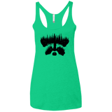 Raccoon Eyes Women's Triblend Racerback Tank