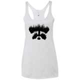Raccoon Eyes Women's Triblend Racerback Tank