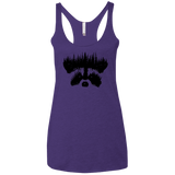Raccoon Eyes Women's Triblend Racerback Tank