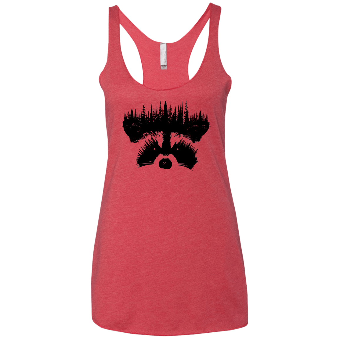 Raccoon Eyes Women's Triblend Racerback Tank