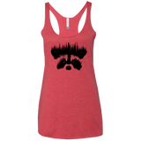 Raccoon Eyes Women's Triblend Racerback Tank