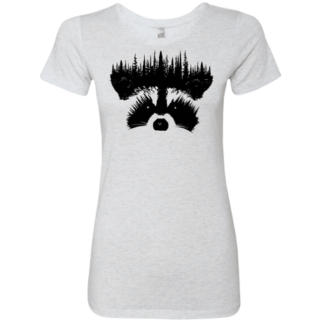 T-Shirts Heather White / S Raccoon Eyes Women's Triblend T-Shirt