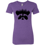 T-Shirts Purple Rush / S Raccoon Eyes Women's Triblend T-Shirt