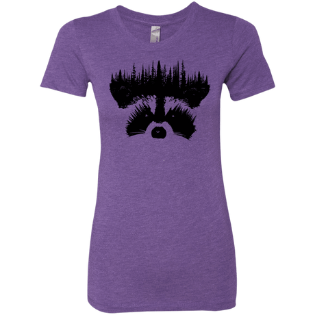 T-Shirts Purple Rush / S Raccoon Eyes Women's Triblend T-Shirt