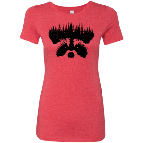 T-Shirts Vintage Red / S Raccoon Eyes Women's Triblend T-Shirt