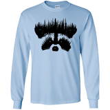 Raccoon Eyes Youth Long Sleeve T-Shirt