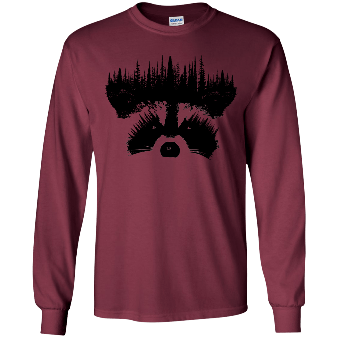 Raccoon Eyes Youth Long Sleeve T-Shirt
