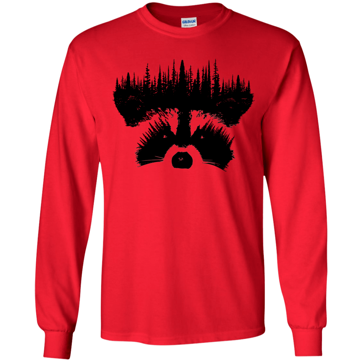 Raccoon Eyes Youth Long Sleeve T-Shirt