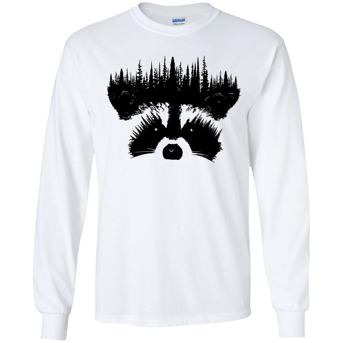 Raccoon Eyes Youth Long Sleeve T-Shirt