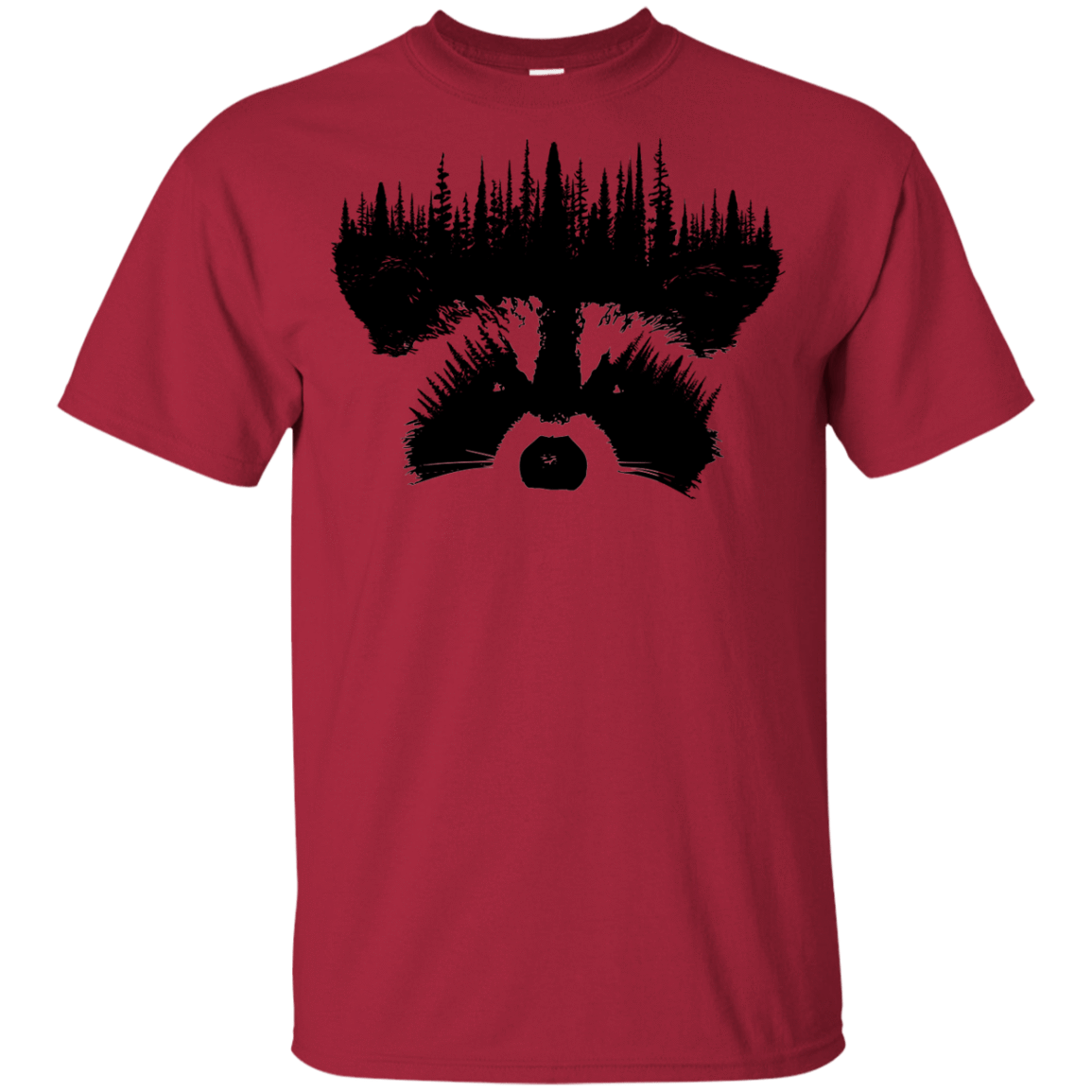 T-Shirts Cardinal / YXS Raccoon Eyes Youth T-Shirt