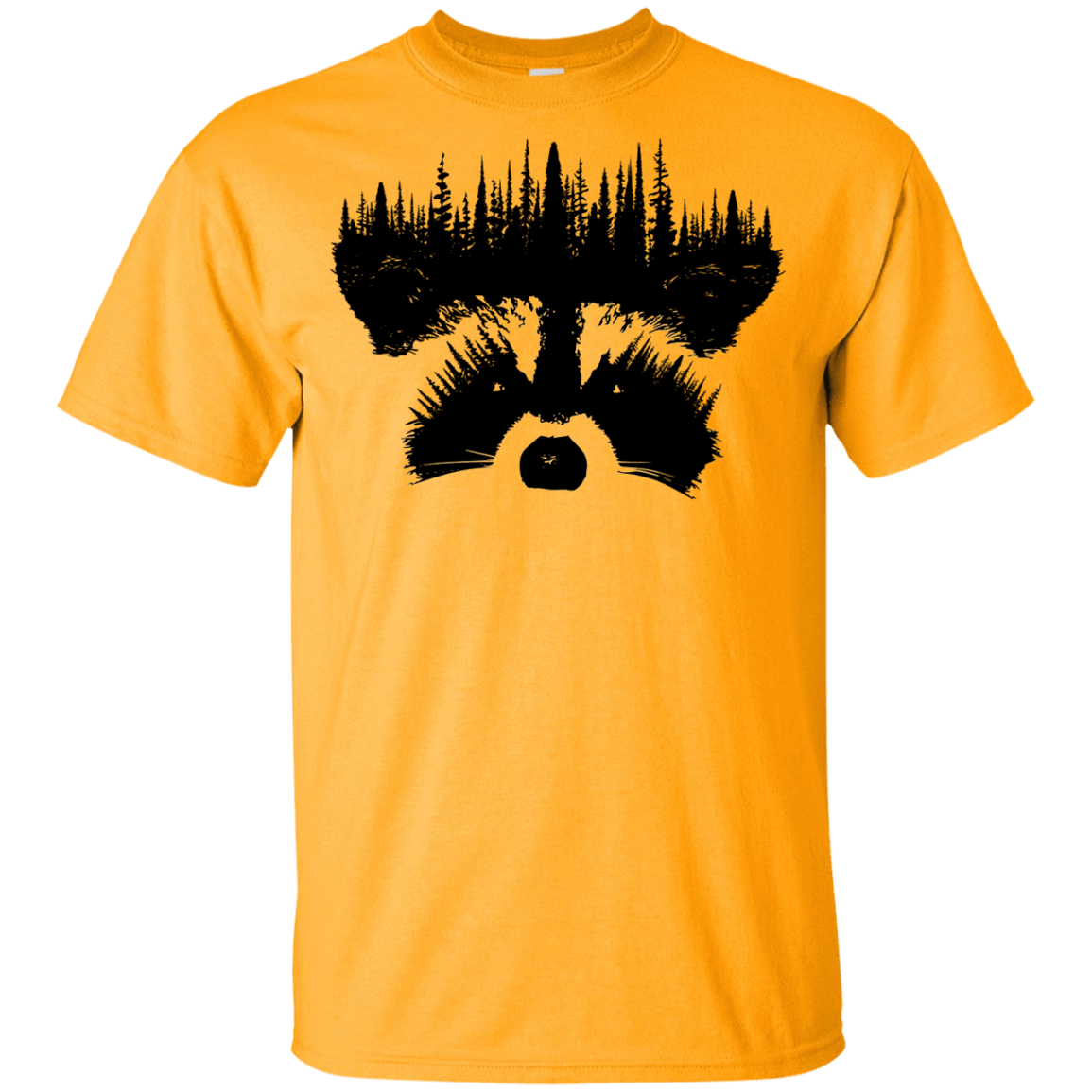 T-Shirts Gold / YXS Raccoon Eyes Youth T-Shirt