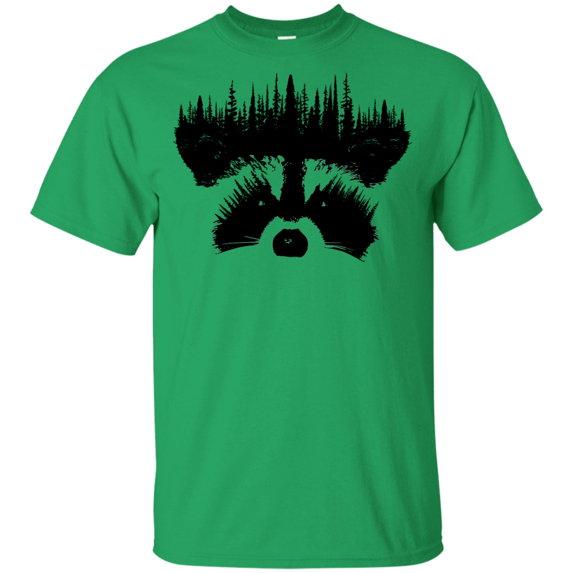 T-Shirts Irish Green / YXS Raccoon Eyes Youth T-Shirt