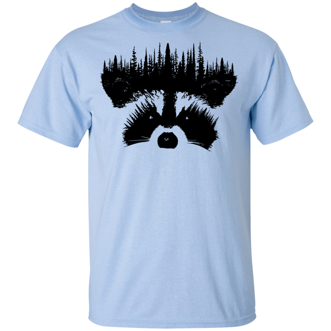 T-Shirts Light Blue / YXS Raccoon Eyes Youth T-Shirt