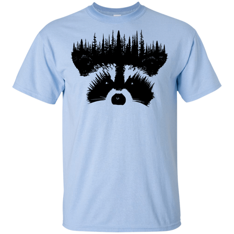 T-Shirts Light Blue / YXS Raccoon Eyes Youth T-Shirt