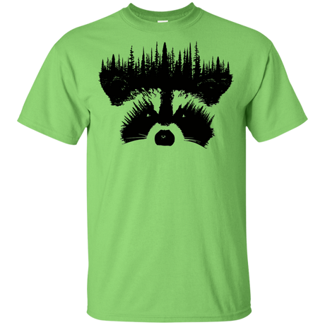 T-Shirts Lime / YXS Raccoon Eyes Youth T-Shirt