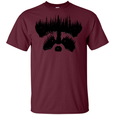 T-Shirts Maroon / YXS Raccoon Eyes Youth T-Shirt