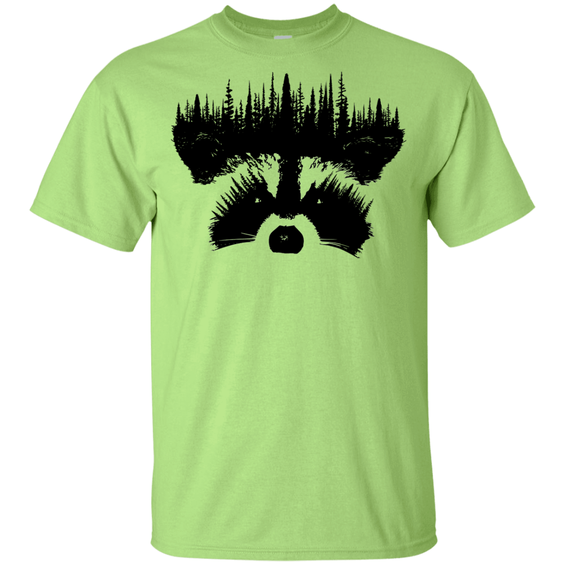 T-Shirts Mint Green / YXS Raccoon Eyes Youth T-Shirt