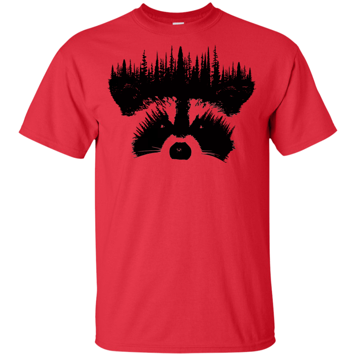 T-Shirts Red / YXS Raccoon Eyes Youth T-Shirt