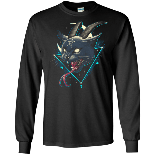 T-Shirts Black / S Rad Devil Cat Men's Long Sleeve T-Shirt
