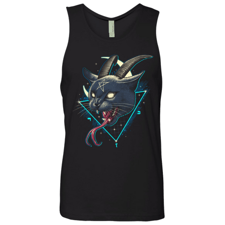 T-Shirts Black / S Rad Devil Cat Men's Premium Tank Top