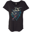 T-Shirts Vintage Black / X-Small Rad Devil Cat Triblend Dolman Sleeve